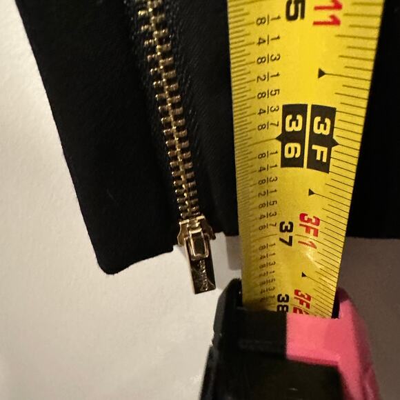 Calvin Klein Size 8 LBD Sleeveless Side Zip Mini Sheath Dress Black Career Work - Picture 8 of 11